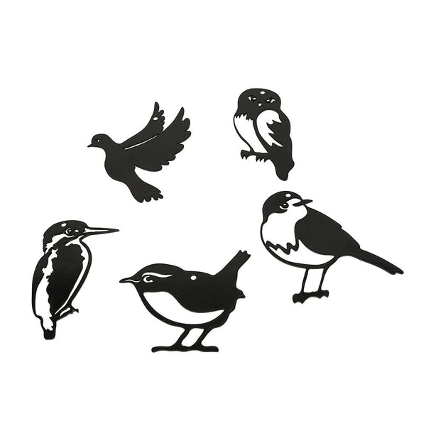 Metal Silhouettes Mini Bird Set