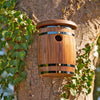 Vogelhaus aus Fass 