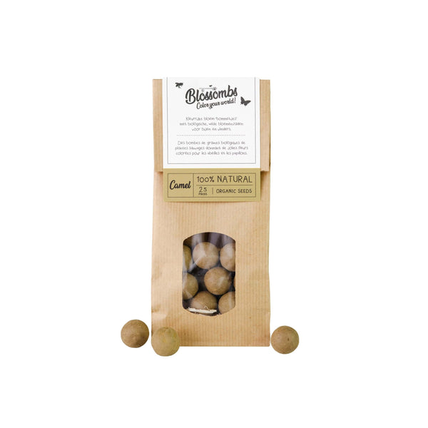 Blossombs - kraft bag Camel 