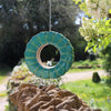 African Daisy Ceramic Hanging Bird Feeder