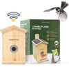 Camouflage EZ-NestEye birdhouse with AI camera