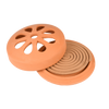 Zitrone. Spiralen Terrakotta
