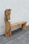 Sculpturen Bank paard