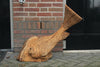 Houtsculptuur vis 90cm