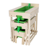 Esschert Design Watertafel Set – Indoor watering set met gieter & mister, 0,55 L, edelstaal