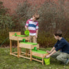 Esschert Design Watertafel Set – Indoor watering set met gieter & mister, 0,55 L, edelstaal
