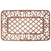 Esschert Design Deurmat Gietijzer Ruit Rechthoekig – Victoriaans patroon, 66,6 × 41,7 × 2 cm