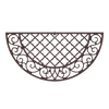 Esschert Design Deurmat Gietijzer Ruit – Halfrond Victoriaans patroon, 67,5 × 34,5 × 1,9 cm