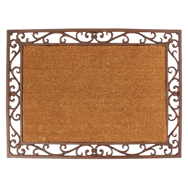 Deurmat gietijzer met kokosmat