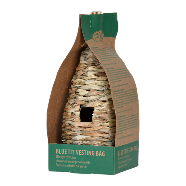 Blue tit nest pouch