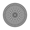Rond tuintapijt