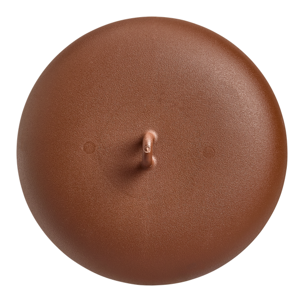 Organic voedersilo bruin bovenaanzicht