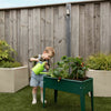 Esschert Design Verhoogde Kweekbak Metaal Groen S – Compacte moestuinbak 62×29×45 cm (20 L)
