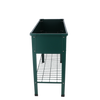 Esschert Design Verhoogde Kweekbak Metaal Groen L – 100,5 × 40,5 × 80,5 cm – 80 L capaciteit