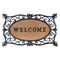 Deurmat rubber/kokos "Welcome"