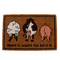 Deurmat: Home is where the herd is deurmat