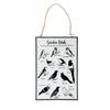 Glass print birds