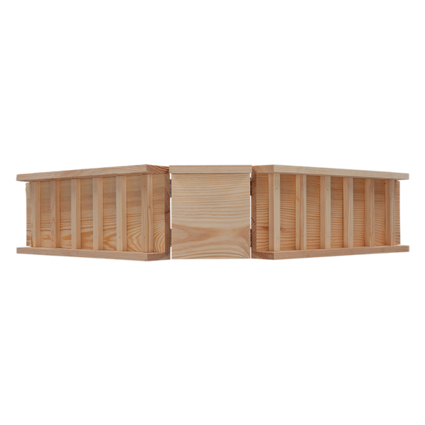 Esschert Design Egeltrap – FSC Grenenhouten trap 95×15,5×7,5 cm