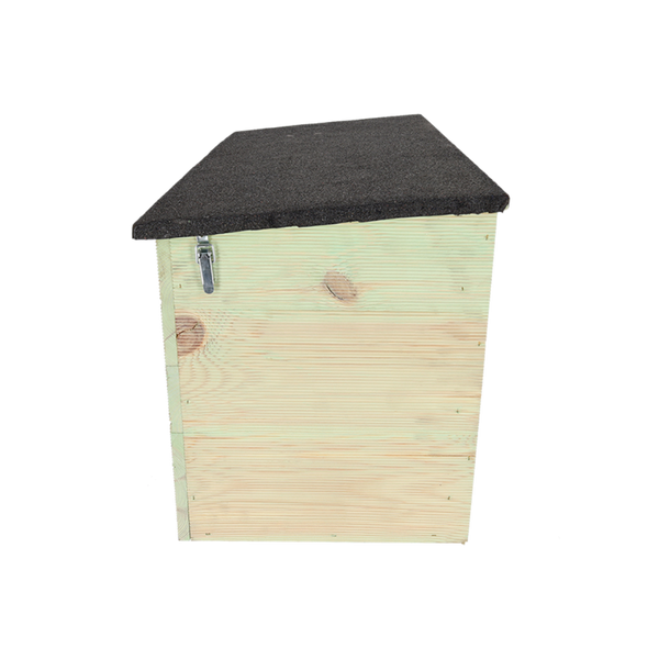 Esschert Design Egelhuis XL – FSC-houten egelhuis 78,5×38,5×41,5 cm