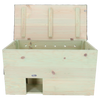 Esschert Design Egelhuis XL – FSC-houten egelhuis 78,5×38,5×41,5 cm
