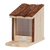 Esschert Design Eekhoornvoederhuis Boomschorsdak – Houten eekhoornvoederhuis 22,5×11,8×17,8 cm