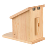 Diapositief eekhoorn voederhuis
