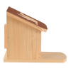 Diapositief eekhoorn voederhuis