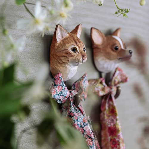 Wildlife Garden - Cat clothes hook 