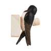 Wildlife Garden - barn swallow coat rack 