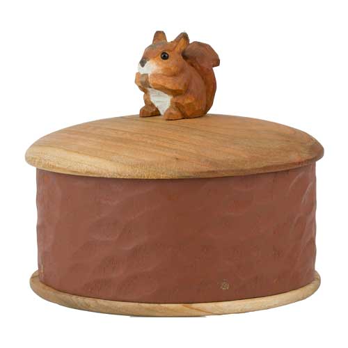 Wooden box squirrel 