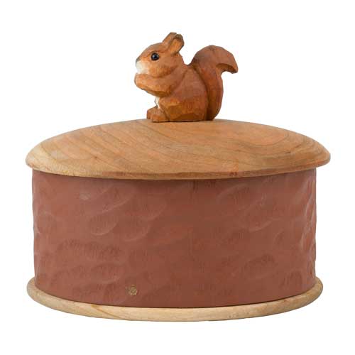 Wooden box squirrel 