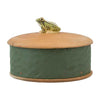 Wooden box frog 