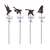 Garden candlesticks birds 1st.