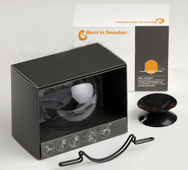 BirdFeeder Raamvoederhuisje – Transparant Vogelvoerhuisje voor op het Raam (15 x 10 x 15 cm)