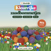 Kleurrijke zaadbommetjes van bloeirijk in een bloemenweide