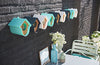 SingingFriend - Peanut butter jar holder Evie - blue