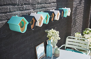 SingingFriend - Peanut butter jar holder Evie - grey