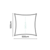 Shade sails Coolfit square Greige