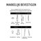 Mounting set shade sail triangle