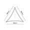 Shade sails Coolfit driehoek ecru white