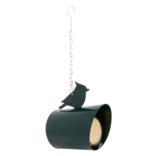 Pindakaashuisje van metaal met vogelsilhouet | Esschert Design