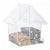 Window feeder house transparent combi