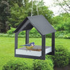 Esschert design - hanging feeding table anthracite/white