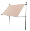 Balcony sun sail FLEXFRAME