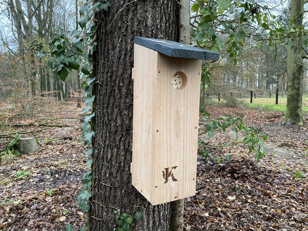 Specht-Nistkasten Douglasienholz Edelstahlscharnier | Kooprijk
