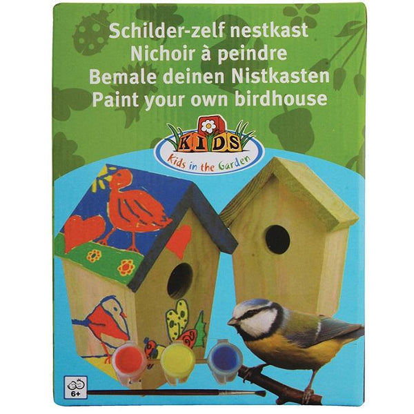 Paint your own birdhouse