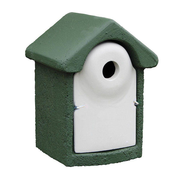 Nesting box wood concrete green 32 mm
