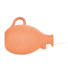 Terracotta tits and sparrows bird pot