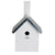 Blue tit birdhouse white