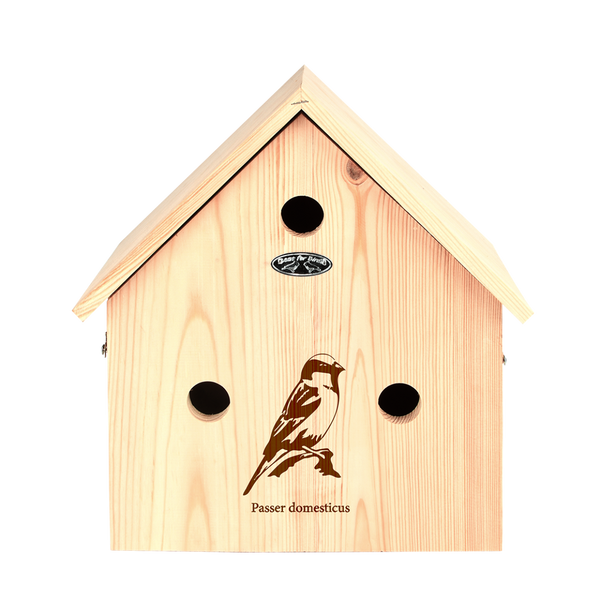 Esschert Design - Nesting box sparrow villa silhouette